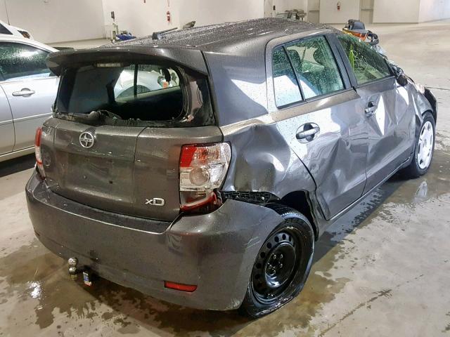 JTKKU10468J006857 - 2008 TOYOTA SCION XD GRAY photo 4