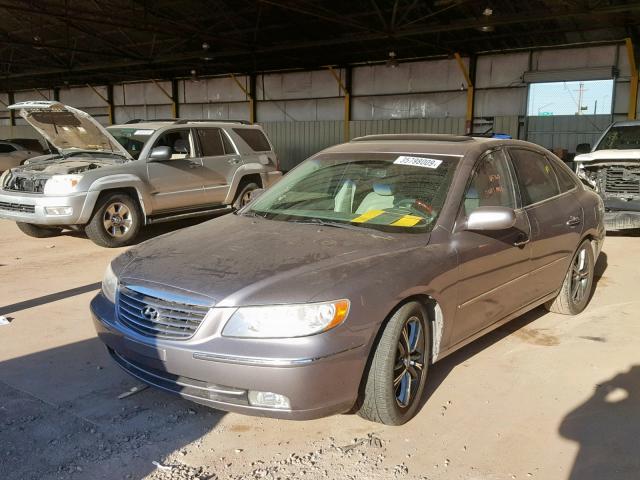 KMHFC46F36A095902 - 2006 HYUNDAI AZERA SE TAN photo 2