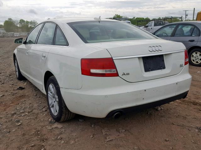 WAUDG74F35N094760 - 2005 AUDI A6 3.2 QUA WHITE photo 3