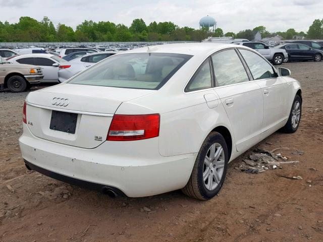 WAUDG74F35N094760 - 2005 AUDI A6 3.2 QUA WHITE photo 4