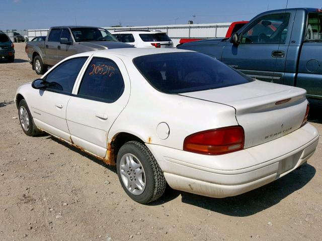 1B3EJ46X7WN322498 - 1998 DODGE STRATUS WHITE photo 3