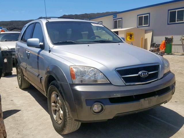 KNDJC733165604694 - 2006 KIA SORENTO EX SILVER photo 1