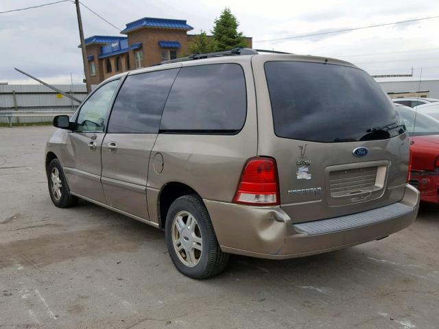 2FMZA52274BA45095 - 2004 FORD FREESTAR S GOLD photo 3