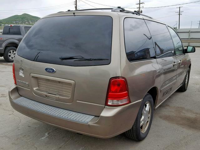 2FMZA52274BA45095 - 2004 FORD FREESTAR S GOLD photo 4