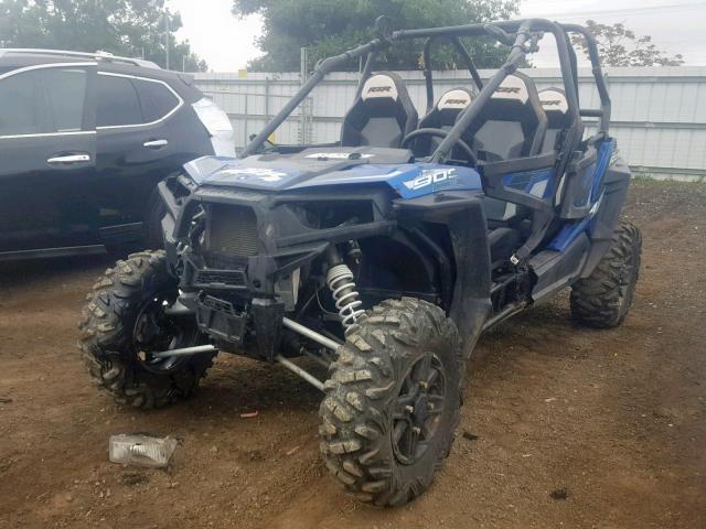 4XAVCE870GB340573 - 2016 POLARIS RZR 4 900 BLUE photo 2