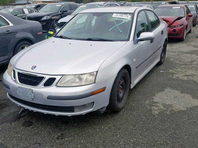 YS3FD49Y851026757 - 2005 SAAB 9-3 ARC GRAY photo 2