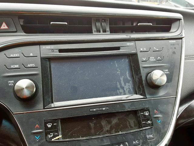 4T1BK1EB4GU209226 - 2016 TOYOTA AVALON XLE BLACK photo 9