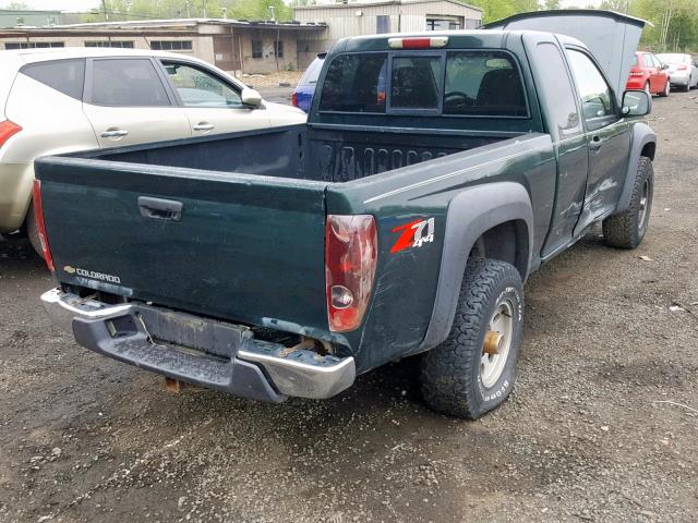 1GCDT196748177397 - 2004 CHEVROLET COLORADO GREEN photo 4