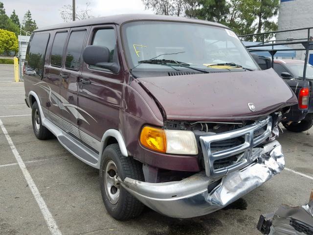 2B6HB11Y7XK521964 - 1999 DODGE RAM VAN B1 BURGUNDY photo 1