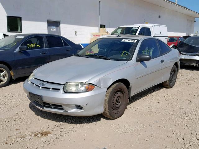 1G1JF12FX37205470 - 2003 CHEVROLET CAVALIER L SILVER photo 2