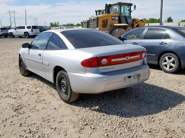 1G1JF12FX37205470 - 2003 CHEVROLET CAVALIER L SILVER photo 3