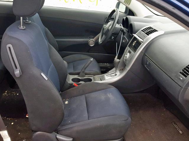 JTKDE167090296124 - 2009 TOYOTA SCION TC BLUE photo 5