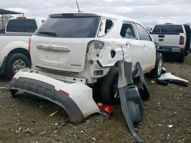 2GNALAEK7F6433897 - 2015 CHEVROLET EQUINOX LS WHITE photo 4