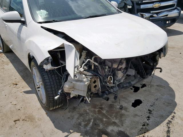 1YVHP82B295M00390 - 2009 MAZDA 6 S WHITE photo 9