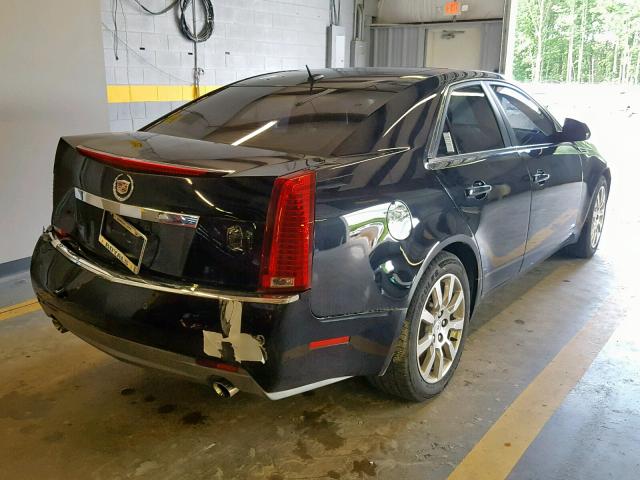 1G6DV57V480152895 - 2008 CADILLAC CTS HI FEA BLACK photo 4