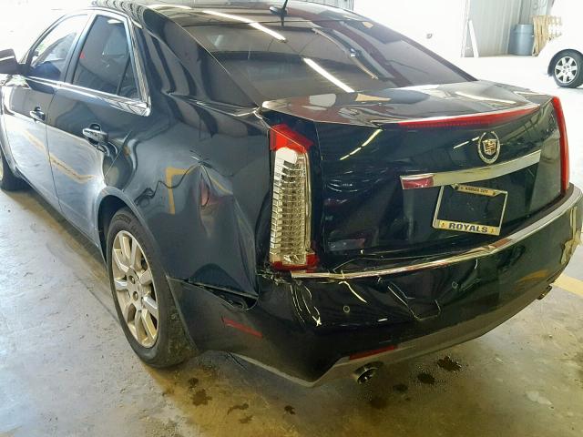 1G6DV57V480152895 - 2008 CADILLAC CTS HI FEA BLACK photo 9