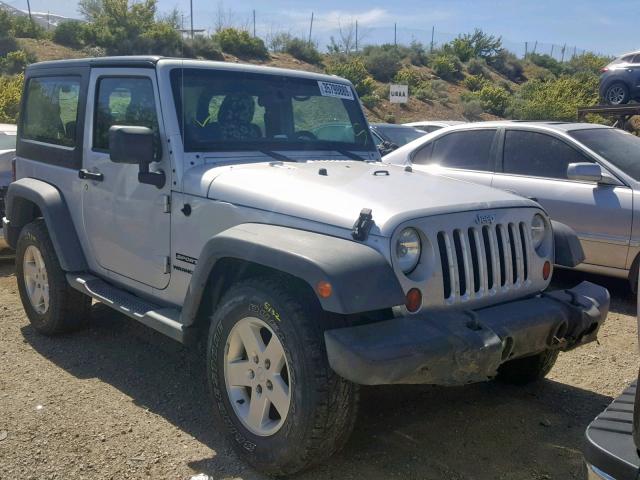 1J4AA2D15BL510081 - 2011 JEEP WRANGLER S SILVER photo 1