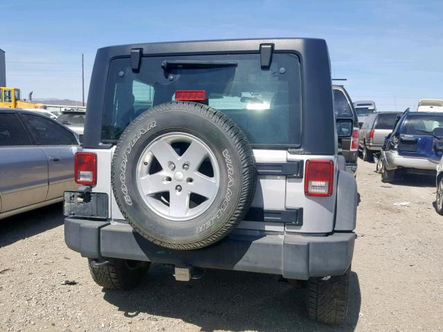 1J4AA2D15BL510081 - 2011 JEEP WRANGLER S SILVER photo 6