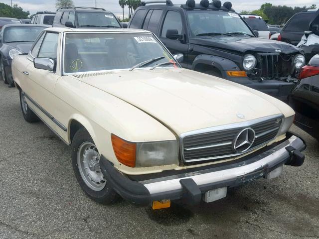 WDBBA45A6CB009937 - 1982 MERCEDES-BENZ 380 SL CREAM photo 1