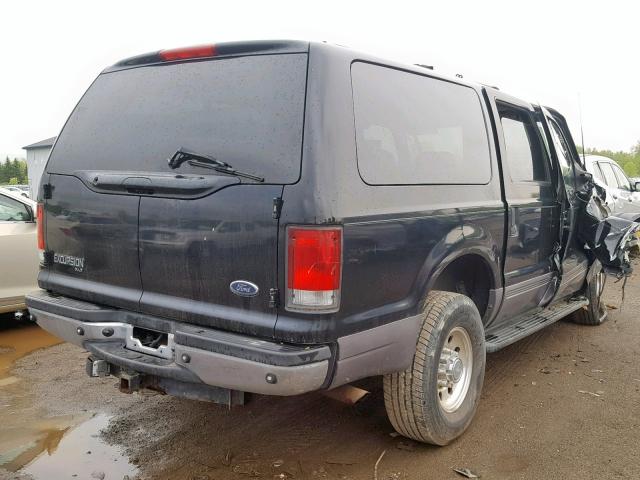 1FMNU41S61EC79097 - 2001 FORD EXCURSION BLACK photo 4