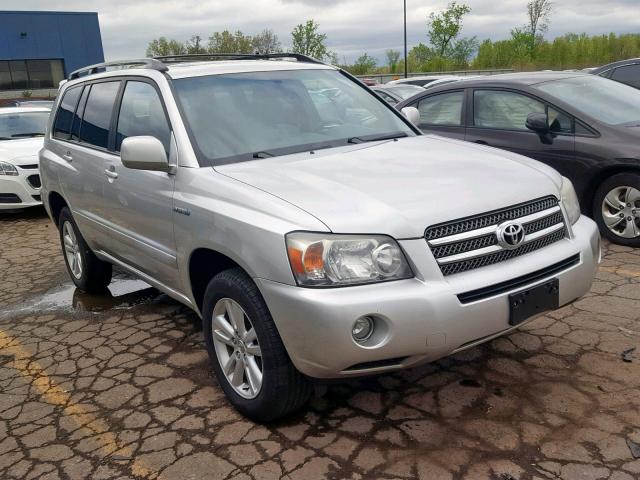 JTEEW21A060025220 - 2006 TOYOTA HIGHLANDER SILVER photo 1