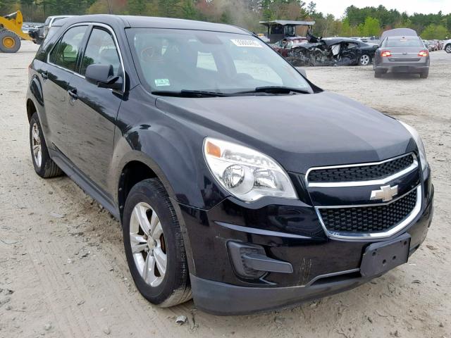 2GNFLCEK2C6231918 - 2012 CHEVROLET EQUINOX LS BLACK photo 1