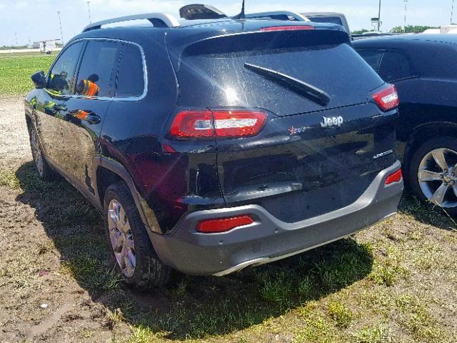 1C4PJLDB0JD554058 - 2018 JEEP CHEROKEE L BLACK photo 3