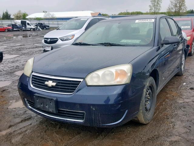 1G1ZS51F26F299541 - 2006 CHEVROLET MALIBU LS BLUE photo 2