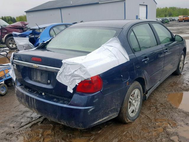 1G1ZS51F26F299541 - 2006 CHEVROLET MALIBU LS BLUE photo 4