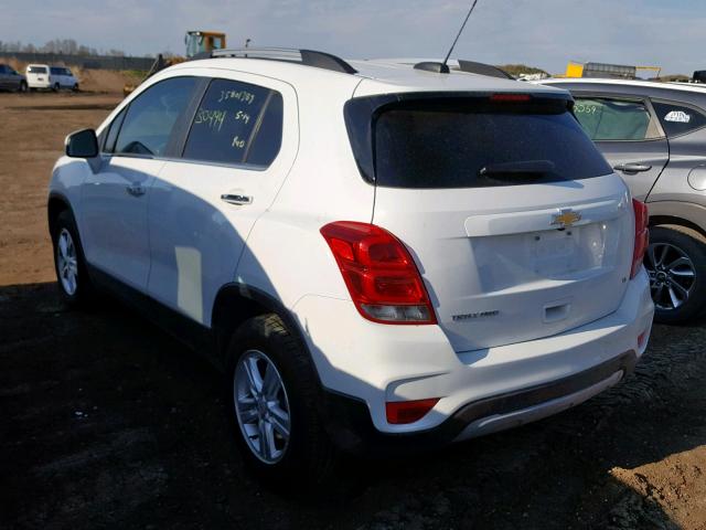 KL7CJPSB4HB218781 - 2017 CHEVROLET TRAX 1LT WHITE photo 3