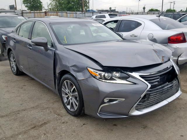 JTHBW1GG7G2103140 - 2016 LEXUS ES 300H GRAY photo 1