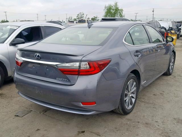 JTHBW1GG7G2103140 - 2016 LEXUS ES 300H GRAY photo 4