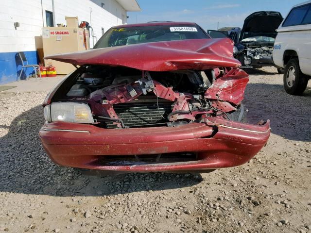 1G4NJ52M4WC411954 - 1998 BUICK SKYLARK CU RED photo 9