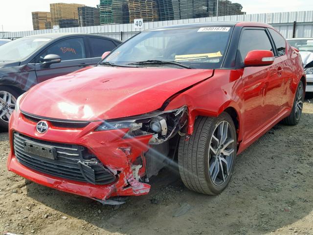 JTKJF5C73E3083625 - 2014 TOYOTA SCION TC წითელი ფოტო 2