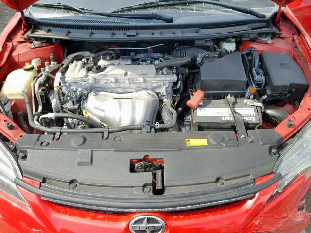 JTKJF5C73E3083625 - 2014 TOYOTA SCION TC წითელი ფოტო 7