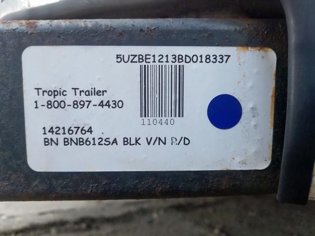 5UZBE1213BD018337 - 2011 TROP TRAILER  photo 10