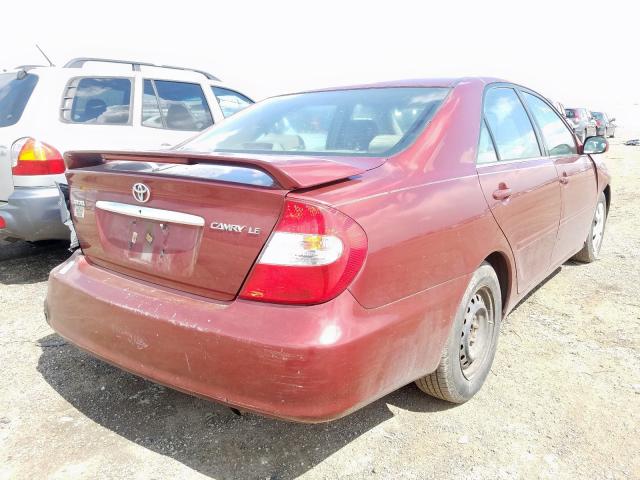 4T1BE32K13U212070 - 2003 TOYOTA CAMRY LE  photo 4