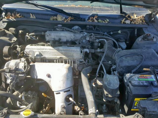 4T1BG22K31U834137 - 2001 TOYOTA CAMRY CE BLUE photo 7