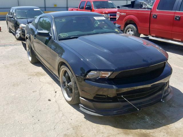 1ZVBP8AM4C5285438 - 2012 FORD MUSTANG BLACK photo 1