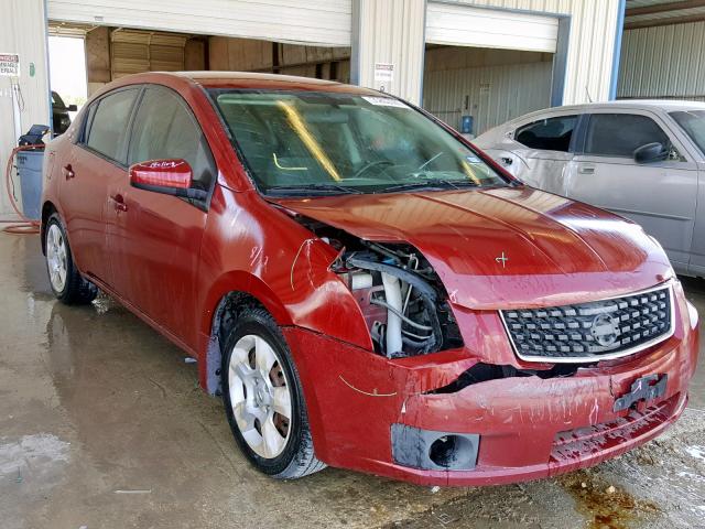 3N1AB61E98L764068 - 2008 NISSAN SENTRA 2.0 BURGUNDY photo 1