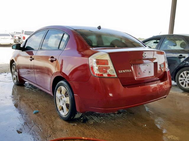 3N1AB61E98L764068 - 2008 NISSAN SENTRA 2.0 BURGUNDY photo 3