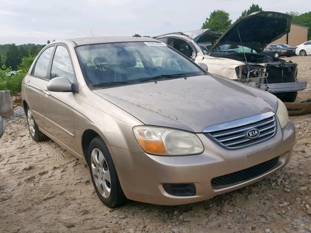 KNAFE121685494822 - 2008 KIA SPECTRA EX BEIGE photo 1