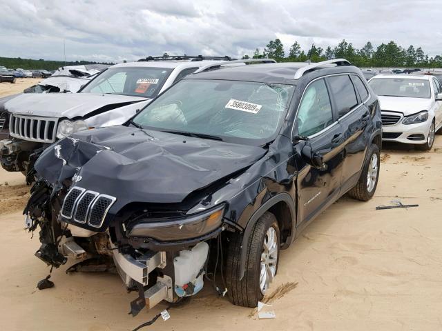 1C4PJLCB6KD215291 - 2019 JEEP CHEROKEE L BLACK photo 2