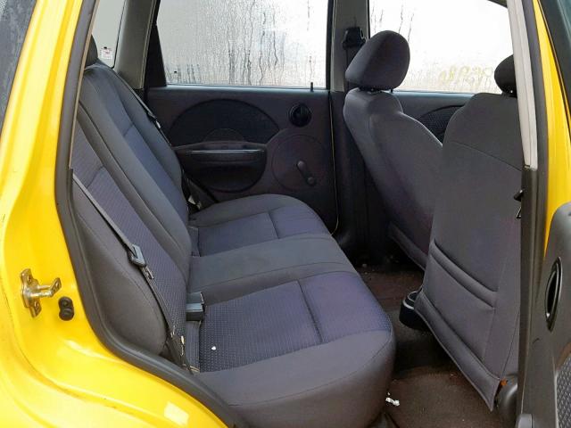 KL1TD66626B570828 - 2006 CHEVROLET AVEO BASE Сары фото 6