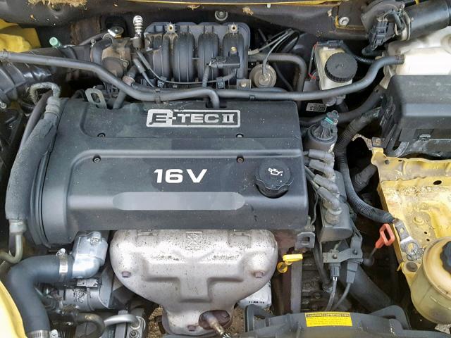 KL1TD66626B570828 - 2006 CHEVROLET AVEO BASE Сары фото 7