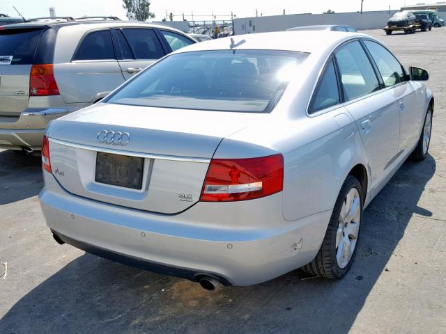 WAUDG74F25N059482 - 2005 AUDI A6 3.2 QUA SILVER photo 4