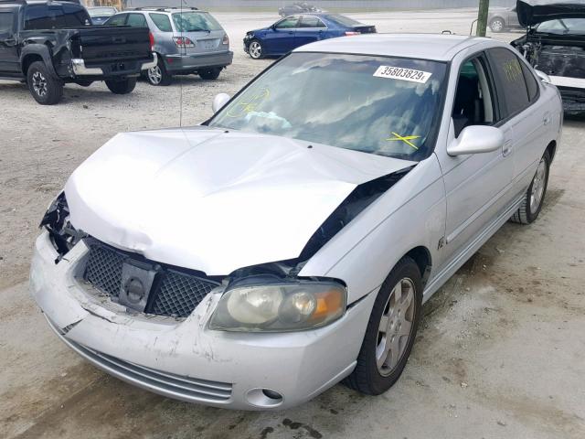 3N1AB51D75L581314 - 2005 NISSAN SENTRA SE- SILVER photo 2