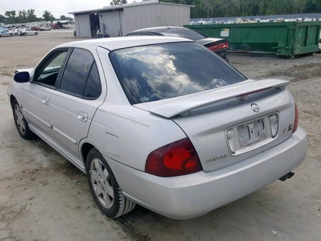 3N1AB51D75L581314 - 2005 NISSAN SENTRA SE- SILVER photo 3