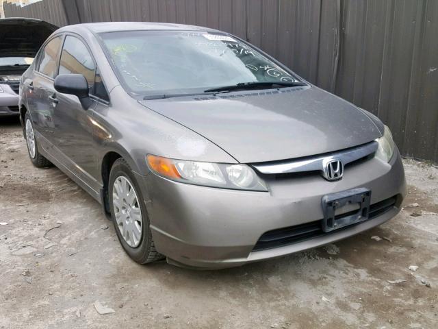 2HGFA16336H029142 - 2006 HONDA CIVIC DX V GRAY photo 1