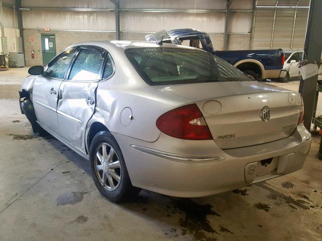 2G4WD582X61180016 - 2006 BUICK LACROSSE C SILVER photo 3